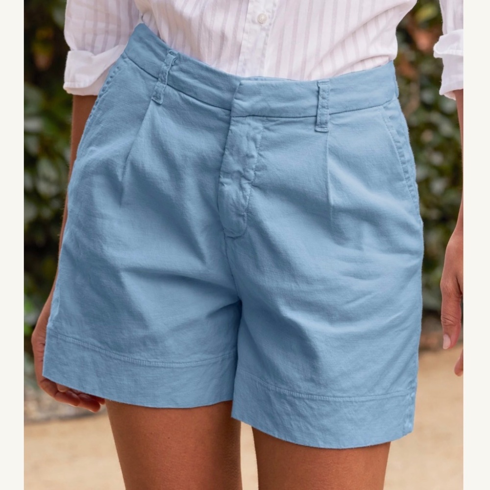 NWOT Frank & Eileen Waterford Shorts in Hydrangea Size 8